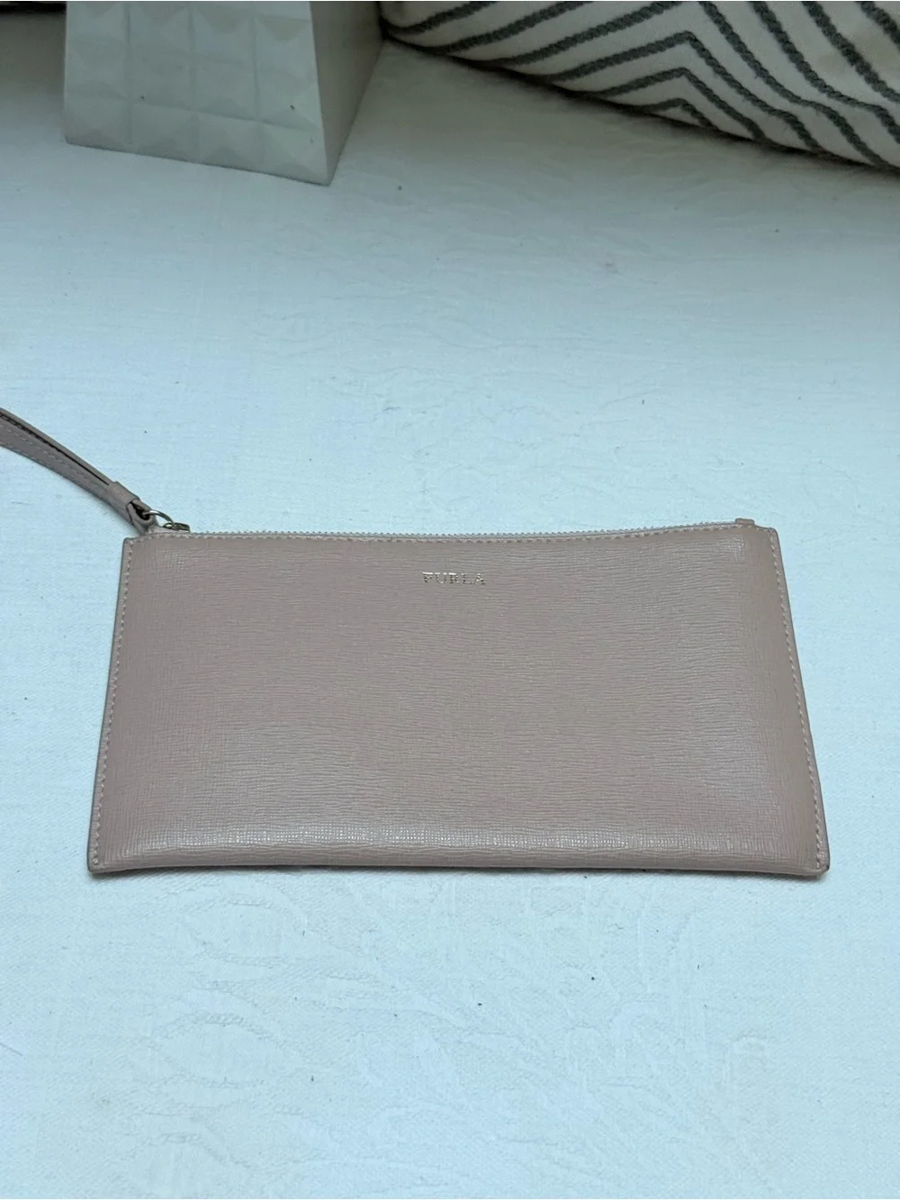 Furla sleek wristlet